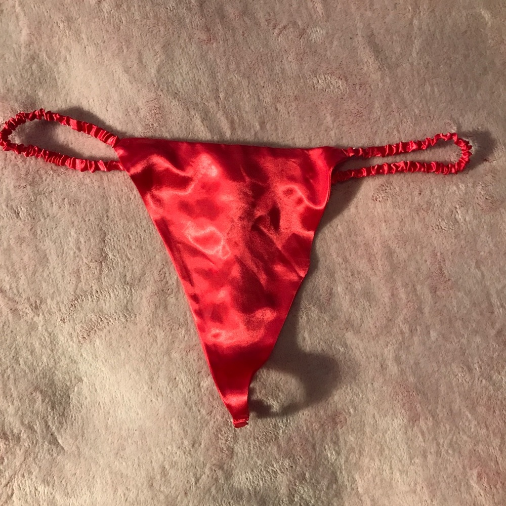 NWOT Pink thong w/ Silver tassel 8